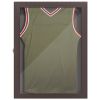 HOMCOM Sports Jersey Display Case 235x315 UV Protection Frame Wall Mount Brown