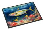 NEW Yellowfin Tuna Doormat Front Door Mat Indoor Outdoor Rugs for Entryway, Non Slip Washable Low Pile, 18H X 27W