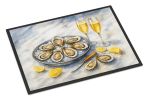 Oyster Elegance Doormat Front Door Mat Indoor Outdoor Rugs for Entryway, Non Slip Washable Low Pile, 24H X 36W