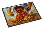Hot Boiled Crabs Doormat Front Door Mat Indoor Outdoor Rugs for Entryway, Non Slip Washable Low Pile, 24H X 36W