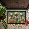 Crawfish Science Doormat Front Door Mat Indoor Outdoor Rugs for Entryway, Non Slip Washable Low Pile, 24H X 36W