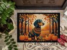 NEW Dachshund Fall Doormat Front Door Mat Indoor Outdoor Rugs for Entryway, Non Slip Washable Low Pile, 18H X 27W