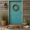 Crawfish Gone Wild Doormat Front Door Mat Indoor Outdoor Rugs for Entryway, Non Slip Washable Low Pile, 24H X 36W