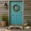 Crawfish Cooking Doormat Front Door Mat Indoor Outdoor Rugs for Entryway, Non Slip Washable Low Pile, 24H X 36W